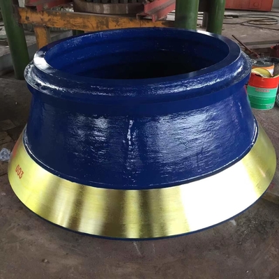 Capa minera y desgaste cóncavo - ISO9001 resistente de la trituradora del cono de la mina